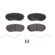Jeu de 4 plaquettes de frein avant BREMBO P 54 060 - Visuel 1