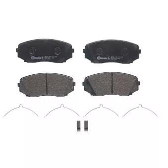 Jeu de 4 plaquettes de frein avant BREMBO P 54 060