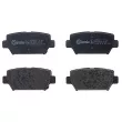 Jeu de 4 plaquettes de frein arrière BREMBO P 54 062 - Visuel 1