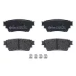 Jeu de 4 plaquettes de frein arrière BREMBO P 54 063 - Visuel 1