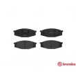 Jeu de 4 plaquettes de frein avant BREMBO P 56 012 - Visuel 1