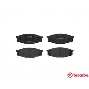 Jeu de 4 plaquettes de frein avant BREMBO P 56 012