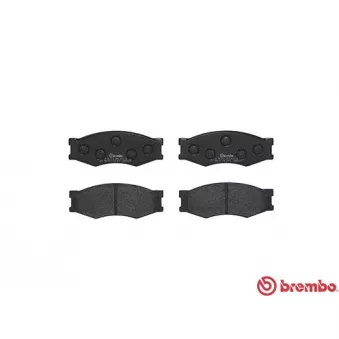 Jeu de 4 plaquettes de frein avant BREMBO P 56 014