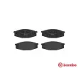 Jeu de 4 plaquettes de frein avant BREMBO P 56 015 - Visuel 1
