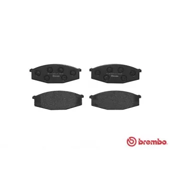 Jeu de 4 plaquettes de frein avant BREMBO P 56 015