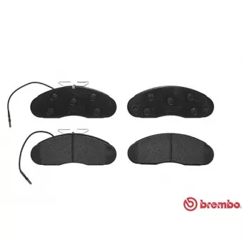 Jeu de 4 plaquettes de frein avant BREMBO P 56 019
