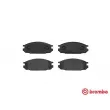 Jeu de 4 plaquettes de frein arrière BREMBO P 56 020 - Visuel 1