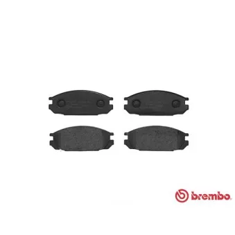 Jeu de 4 plaquettes de frein arrière BREMBO P 56 020