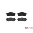 Jeu de 4 plaquettes de frein avant BREMBO P 56 021 - Visuel 1