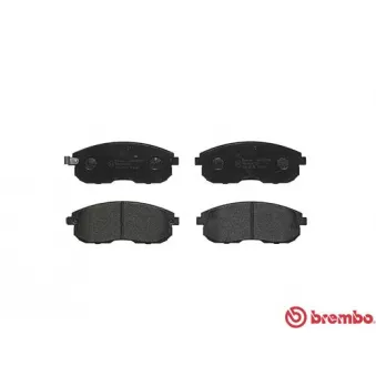 Jeu de 4 plaquettes de frein avant BREMBO P 56 021