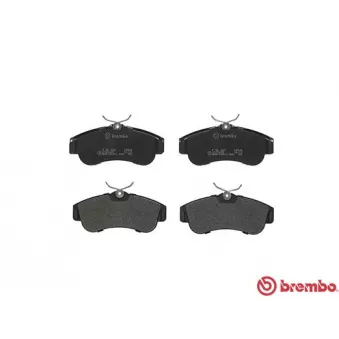 Jeu de 4 plaquettes de frein avant BREMBO P 56 022