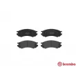 Jeu de 4 plaquettes de frein avant BREMBO P 56 023 - Visuel 1