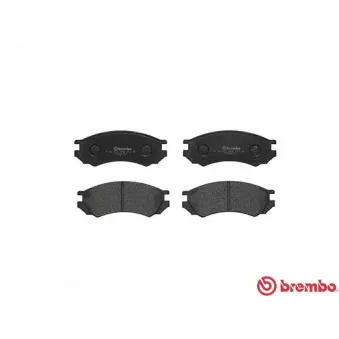 Jeu de 4 plaquettes de frein avant BREMBO P 56 023