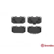 Jeu de 4 plaquettes de frein avant BREMBO P 56 025 - Visuel 1