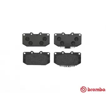 Jeu de 4 plaquettes de frein avant BREMBO P 56 025