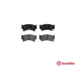 Jeu de 4 plaquettes de frein avant BREMBO P 56 026 - Visuel 1