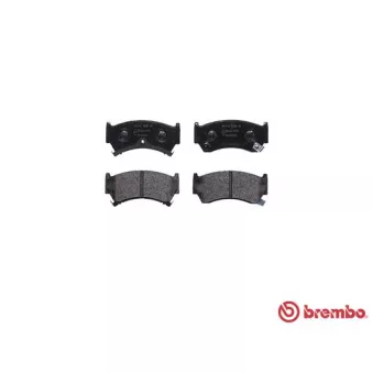 Jeu de 4 plaquettes de frein avant BREMBO P 56 026