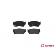 Jeu de 4 plaquettes de frein avant BREMBO P 56 027 - Visuel 1