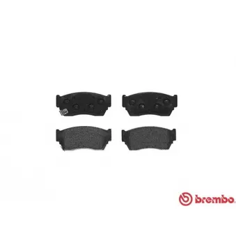 Jeu de 4 plaquettes de frein avant BREMBO P 56 027