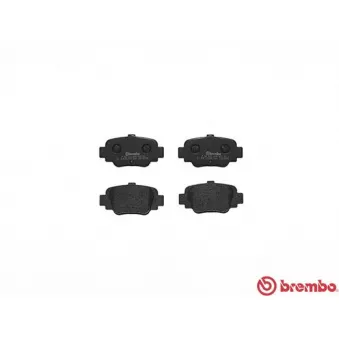 Jeu de 4 plaquettes de frein arrière BREMBO P 56 032