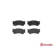 Jeu de 4 plaquettes de frein avant BREMBO P 56 033 - Visuel 1