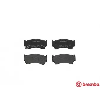 Jeu de 4 plaquettes de frein avant BREMBO P 56 033