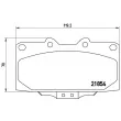 Jeu de 4 plaquettes de frein avant BREMBO P 56 034 - Visuel 2