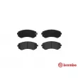 Jeu de 4 plaquettes de frein avant BREMBO P 56 039 - Visuel 1