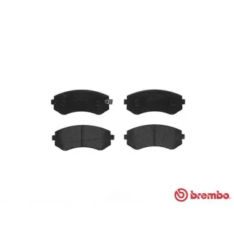 Jeu de 4 plaquettes de frein avant BREMBO P 56 039