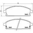 Jeu de 4 plaquettes de frein avant BREMBO P 56 040 - Visuel 2