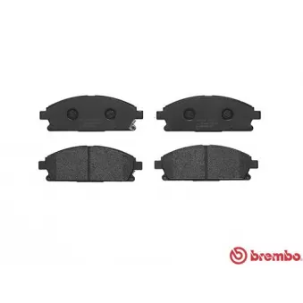Jeu de 4 plaquettes de frein avant BREMBO P 56 040