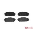 Jeu de 4 plaquettes de frein avant BREMBO P 56 041 - Visuel 1