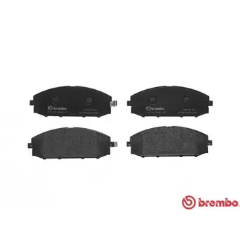 Jeu de 4 plaquettes de frein avant BREMBO P 56 041