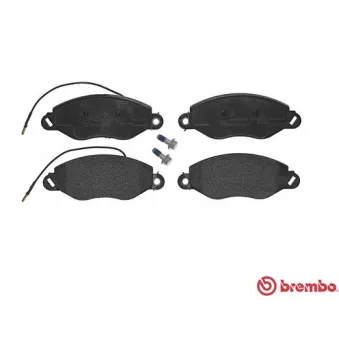 Jeu de 4 plaquettes de frein avant BREMBO P 56 042