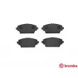 Jeu de 4 plaquettes de frein avant BREMBO P 56 044 - Visuel 1