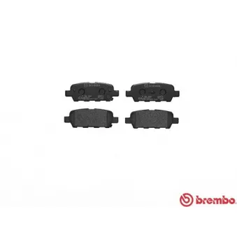Jeu de 4 plaquettes de frein arrière BREMBO P 56 046