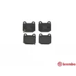 Jeu de 4 plaquettes de frein arrière BREMBO P 56 048 - Visuel 1