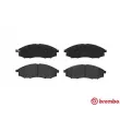 Jeu de 4 plaquettes de frein avant BREMBO P 56 049 - Visuel 1
