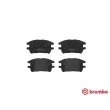 Jeu de 4 plaquettes de frein avant BREMBO P 56 050 - Visuel 1