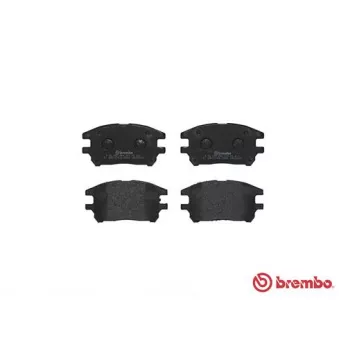 Jeu de 4 plaquettes de frein avant BREMBO P 56 050