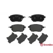 Jeu de 4 plaquettes de frein avant BREMBO P 56 051 - Visuel 1