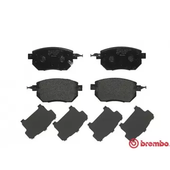 Jeu de 4 plaquettes de frein avant BREMBO P 56 051