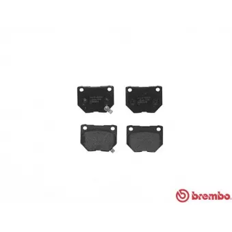Jeu de 4 plaquettes de frein arrière BREMBO P 56 054