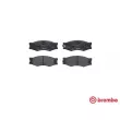 Jeu de 4 plaquettes de frein avant BREMBO P 56 056 - Visuel 1