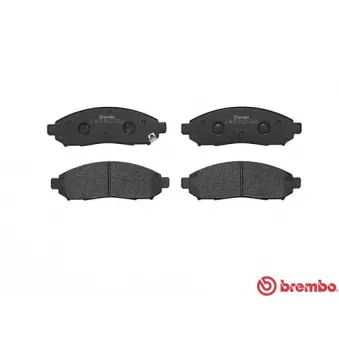 Jeu de 4 plaquettes de frein avant BREMBO P 56 059