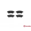 Jeu de 4 plaquettes de frein arrière BREMBO P 56 060 - Visuel 1