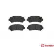Jeu de 4 plaquettes de frein avant BREMBO P 56 062 - Visuel 1