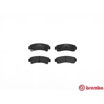 Jeu de 4 plaquettes de frein arrière BREMBO P 56 063
