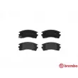 Jeu de 4 plaquettes de frein avant BREMBO P 56 064 - Visuel 1