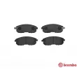 Jeu de 4 plaquettes de frein avant BREMBO P 56 065 - Visuel 1